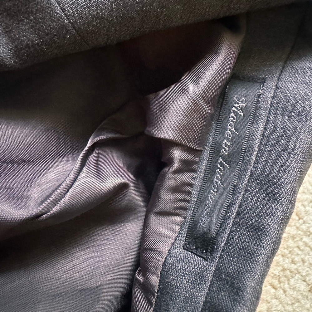 Ralph Lauren Men’s 42 Short Gray 100% Wool Two-Button Blazer Suit Jacket Classic - Picture 3 of 5
